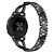 billige Samsung klokkebånd-Klokkerem til Samsung Watch 6/5/4 40/44mm, Galaxy Watch 5 Pro 45mm, Galaxy Watch 4/6 Classic 42/46/43/47mm, Watch 3, Active 2, Gear S3 S2 Rustfritt stål Erstatning Stropp 20mm 22mm Bling Diamond