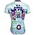 cheap Women&#039;s Cycling Clothing-ILPALADINO Men&#039;s Short Sleeve Cycling Jersey Summer Polyester Green Rabbit / Bunny Bike Jersey Top Mountain Bike MTB Road Bike Cycling Ultraviolet Resistant Quick Dry Breathable Sports Clothing