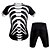 cheap Men&#039;s Clothing Sets-WOSAWE Men&#039;s Women&#039;s Cycling Jersey with Shorts Short Sleeve Mountain Bike MTB Road Bike Cycling Black White Skeleton Bike Clothing Suit Breathable Quick Dry Back Pocket Sweat wicking Polyester Sports