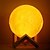 cheap Decorative Lights-LED Simulation 3D Printing Moon Night Staycation Light Bedside Table Lamp Decor Gift Battery Powered &lt;5 V