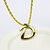 cheap Pendant Necklaces-Men&#039;s Women&#039;s Silver Pendant Necklace Charm Necklace X Alphabet Shape Simple Stainless Steel Gold Silver 50 cm Necklace Jewelry 1pc For Daily