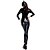 abordables PU &amp; SM-Femme Superstar Uniforme sexy Genre Combinaison Morphsuit Costume de Cosplay Couleur Pleine Collant / Combinaison