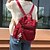رخيصةأون حقائب الظهر-سعة كبيرة أكسفورد سحاب حقيبة ظهر لون الصلبة مناسب للبس اليومي أسود / أحمر / خريف &amp; شتاء