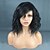 cheap Synthetic Trendy Wigs-Synthetic Wig Curly Wavy Side Part Wig Short Black Synthetic Hair 14inch Women&#039;s Classic Natural Hairline Black