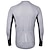 billige Herretrøyer-Arsuxeo Herre Sykkeltrøyer Langermet Vinter Sykkel Jersey med 3 baklommer Fjellsykling Veisykling Pusteevne Refleksbånd Tilbake Lomme Ultralett stoff Mørkegrå Hvit Gul Polyester sport Klær