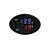 cheap Vehicle Tire Gauges-Car Digital LED Thermometer Voltmeter Auto Dual USB Charger Battery Monitor Temperature Gauge