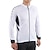 billige Herretrøyer-Arsuxeo Herre Sykkeltrøyer Langermet Vinter Sykkel Jersey med 3 baklommer Fjellsykling Veisykling Pusteevne Refleksbånd Tilbake Lomme Ultralett stoff Mørkegrå Hvit Gul Polyester sport Klær