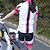ieftine Îmbrăcăminte de ciclism pentru femei-WOSAWE Pentru femei Manșon scurt Jersey de ciclism Tankini Vară Poliester Roșu-aprins Floral Botanic Amuzant Bicicletă Jerseu Topuri Ciclism montan Ciclism stradal Rezistent la Vânt Proiectare