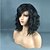 cheap Synthetic Trendy Wigs-Synthetic Wig Curly Wavy Side Part Wig Short Black Synthetic Hair 14inch Women&#039;s Classic Natural Hairline Black