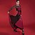 Χαμηλού Κόστους Latin Ρούχα Χορού-Λάτιν Χοροί Φορέματα Γυναικεία Επίδοση Spandex / Δίχτυ Πλισέ / Διαφορετικά Υφάσματα Μακρυμάνικο Φόρεμα