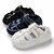 זול סנדלים לילדים-בנים / בנות צעדים ראשונים PU סנדלים תינוקות (0-9m) / פעוט (9m-4ys) לבן / שחור / כחול כהה קיץ / גומי