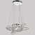 economico Lampadari particolari-3 anelli led lampadario di cristallo lampade a sospensione infissi illuminazione a sospensione colgante lampada lustro moderna 110-120 v 220-240 v