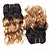 baratos Extensões de Cabelo Ombre-1 pacote Cabelo Brasileiro Clássico Ondulação Larga Cabelo Virgem Âmbar 8 polegada Âmbar Tramas de cabelo humano Venda imperdível Extensões de cabelo humano