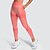 זול חדש ב-בגדי ריקוד נשים מכנסי יוגה חזיית ספורט צבע אחיד שחור חום אפור בהיר ירוק אדום כושר אמון תחתיות ספורט לבוש אקטיבי רך מיקרו-אלסטי רזה