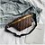 cheap Belt &amp; Waist Bags-Men&#039;s Zipper Fanny Pack PU(Polyurethane) Snakeskin Brown