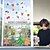 economico Christmas Stickers-Natale Adesivi murali Holiday Wall Stickers Adesivi decorativi da parete, PVC Decorazioni per la casa Sticker murale Parete Decorazione 1pc / Rimovibile