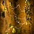 cheap Plug String Lights-50m String Lights 500 LEDs 1pc Warm White RGB White Waterproof Party Decorative 12 V