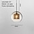 cheap Globe Design-1-Light 20 cm  LED Pendant Light Single Design Glass Lantern Electroplated Retro Industrial Style  Dining Room Living Room Light   110-120/220-240V
