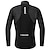 cheap Men&#039;s Clothing Sets-WOSAWE Men&#039;s Women&#039;s Long Sleeve Cycling Jersey with Tights Winter Fleece Polyester Black Bike Clothing Suit Thermal / Warm Waterproof Windproof Fleece Lining Back Pocket Sports Solid Color Mountain