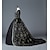 cheap Historical &amp; Vintage Costumes-Princess Maria Antonietta Floral Style Rococo Victorian Renaissance Vacation Dress Dress Party Costume Masquerade Women&#039;s Lace Lace Costume Black Vintage Cosplay Christmas Halloween Party / Evening