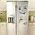 cheap Decorative Wall Stickers-Premium 4 Styles Smile Face Wall Sticker Happy Delicious Face Fridge Stickers Yummy for Food Furniture Decoration Art Poster DIY PVC 20*28CM