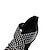 abordables Zapatos de baile latino-Mujer Zapatos de Baile Latino Zapatos de Salsa Rendimiento Entrenamiento Lentejuelas cristal brillo Tacones Alto Tacón Carrete Cremallera Almendra Negro