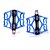 cheap Pedals-Acacia Mountain Bike Pedals Flat &amp; Platform Pedals Sealed Bearing Lightweight Anti-Slip Aluminium Alloy for Cycling Bicycle Road Bike Mountain Bike MTB BMX Red