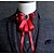 رخيصةأون اكسسوارات الرجال-ربطة عنق نشطة للرجال بلون سادة أسود وردي أحمر/حجر الراين 2024