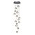 ieftine Design Cluster-Candelabru 40 cm glob metalic pandantiv led galvanizat artistic modern 90-240v