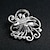 cheap Pins and Brooches-Women&#039;s Brooches Retro Flower Stylish Classic Brooch Jewelry White Silver For Party Festival