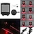 cheap Bike Lights &amp; Reflectors-Laser LED Bike Light Turn Signal Light Rear Bike Tail Light Safety Light LED Mountain Bike MTB Bicycle Cycling Waterproof Multiple Modes Super Bright Remote Control / RC 100 lm Rechargeable USB / ABS
