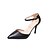 זול נעלי עקב לנשים-בגדי ריקוד נשים עקבים עקב סטילטו PU קיץ שחור / בורדו / בז&#039; / יומי