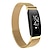 preiswerte Uhrenarmbänder für Fitbit-1 Stück Smartwatch-Band Kompatibel mit Fitbit Inspire 2 / Inspire / Inspire HR Edelstahl Smartwatch Gurt Atmungsaktiv Magnetverschluss Metall Band Ersatz Armband