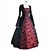 Χαμηλού Κόστους Ιστορικές &amp; Vintage Στολές-Floral στυλ Ροκοκό Βικτοριανό Αναγέννησης Φορέματα χορού Φορέματα Κοστούμι πάρτι Χορός μεταμφιεσμένων Πριγκίπισσα Μεγάλα Μεγέθη Γυναικεία Μεταμφίεση Στολές Βραδινή τουαλέτα