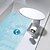 זול ברזים לחדר האמבטיה-Bathroom Sink Faucet - Waterfall Multi-Ply Free Standing Single Handle One HoleBath Taps