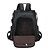 halpa Reput-Large Capacity Oxford Zipper Commuter Backpack Solid Color Daily Black / Red / Fall &amp; Winter