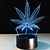 abordables Lámparas de noche 3D-Crown 3D Nightlight Night Light Creative USB 1pc