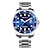 voordelige Quartz-horloges-Heren Quartz horloges Polshorloge Kalender s Nachts oplichtend Roestvrij staal Horloge