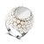 cheap Rings-Women&#039;s Ring Promise Ring Pearl 1pc White Imitation Pearl Alloy Round Luxury Elegant Wedding Party Jewelry Classic Love Cute / Gift