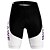 cheap Men&#039;s Shorts, Tights &amp; Pants-WOSAWE Women&#039;s Cycling Padded Shorts Bike Shorts Padded Shorts / Chamois Pants Windproof Breathable Quick Dry Sports Patchwork White / Black Mountain Bike MTB Road Bike Cycling Clothing Apparel