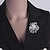 abordables Pin&#039;s et broches-Femme Broche Rétro Fleur Elégant Classique Broche Bijoux Blanche Argent Pour Soirée Festival
