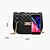 Χαμηλού Κόστους Τσάντες χιαστί-Γυναικεία PU δέρμα Σταυρωτή τσάντα Δερμάτινη τσάντα Συμπαγές Χρώμα Μαύρο / Ρουμπίνι / Καφέ / Φθινόπωρο &amp; Χειμώνας