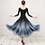 abordables Tenues de danse de salon-Danse de Salon Robe Combinaison Femme Entraînement Utilisation Manches 3/4 Taille moyenne Coton cristal Imitation Soie