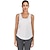 cheap Yoga Tops-Women&#039;s Yoga Top Summer Patchwork Removable Pad Fashion Light Grey Black Mesh Fitness Gym Workout Running Vest / Gilet Tank Top Sleeveless Sport Activewear Quick Dry Breathable Soft High Elasticity