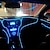 tanie Taśmy LED-9.8ft 3m światła samochodowe 12v led zimne światła elastyczny przewód neonowy el lampy samochodowe na samochód zimne paski świetlne linia paski do dekoracji wnętrz lampy światła elastyczny neon