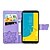זול מארז סמסונג-מגן עבור Samsung Galaxy J7 (2018) / J6 (2018) / J6 Plus ארנק / מחזיק כרטיסים / עמיד בזעזועים כיסוי מלא פרפר / אחיד קשיח עור PU