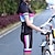 tanie Zestawy ubrań dla kobiet-WOSAWE Damskie Koszulka z szortami na rower Krótki rękaw Kolarstwo górskie Kolarstwie szosowym Czarny / Czerwony Rower Szorty Dżersej Spodenki snowboardowe Wkładka 3D Oddychający Anatomiczny kształt