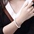 billige Armbånd-Dame Manchetarmbånd Udhulet Kostbar Stilfuld Basale Plastik Armbånd Smykker Sølv Til Daglig Arbejde / Sølvbelagt