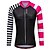 cheap Women&#039;s Cycling Clothing-WOSAWE Women&#039;s Cycling Jersey Long Sleeve Winter Bike Jersey Top with 3 Rear Pockets Mountain Bike MTB Road Bike Cycling Back Pocket Black Polyester Sports Clothing Apparel / Advanced / Stretchy