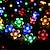 cheap LED String Lights-10m String Lights 100 LEDs Warm White RGB White Party Decorative Wedding Batteries Powered